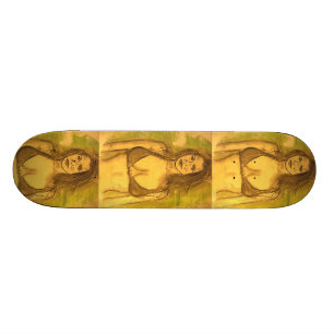 Skateboard arte del chica del bikini
