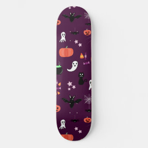 Skateboard Arte espeluznante y lindo de Halloween