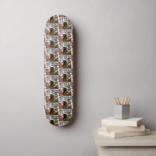 Skateboard Arte Folclórico Salvaje y Maravilloso de Virginia