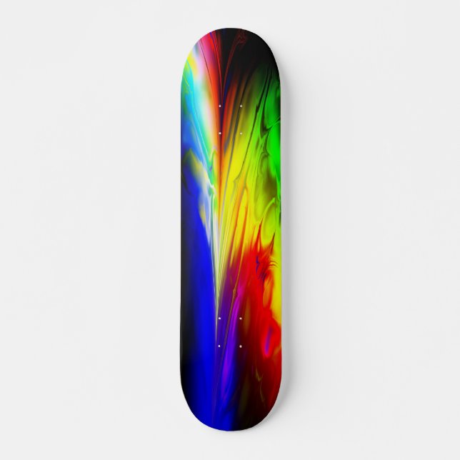 Skateboard Arte Fractal D (Anverso )