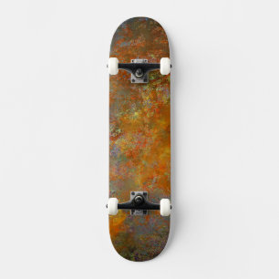 Skateboard Arte inspirado en el arte industrial rústico y rui