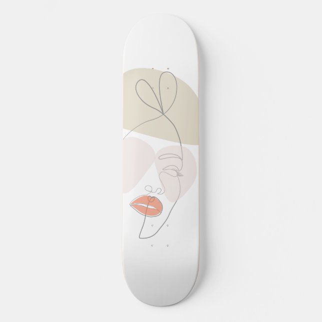Skateboard Arte minimalista (Anverso)