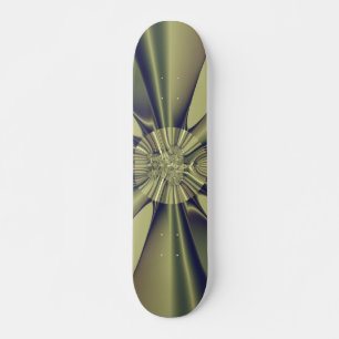Skateboard Arte moderno abstracto geométrico terrenal