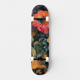 Skateboard Arte natural de las flores