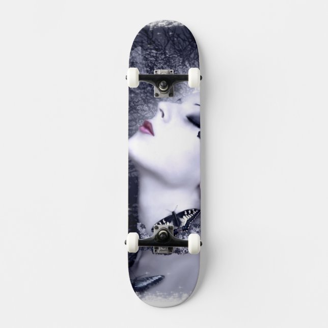 Skateboard Arte original de mariposa de caída (Anverso)
