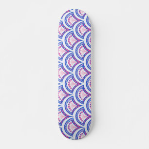 Skateboard Arte Ornamental Vintage Elegante