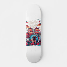 Skateboard Arte para el skateboarding Furbebés - Vibes de roc