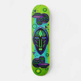 Skateboard Arte pop africano artístico