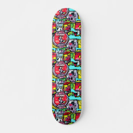 SKATEBOARD ARTE POP DE LA CALLE