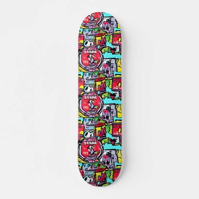 SKATEBOARD ARTE POP DE LA CALLE (Anverso )
