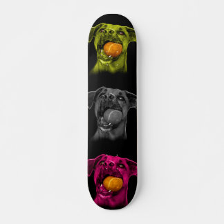 Skateboard arte pop de perro boxer 8173 bb