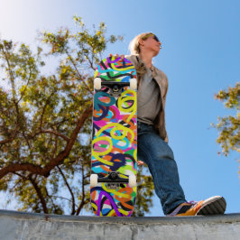 Skateboard Arte Pop en negrita