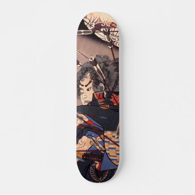 Skateboard Arte ukiyoe japonés (Anverso )