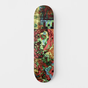 Skateboard Arte urbano inspirado en abstracto Grunge