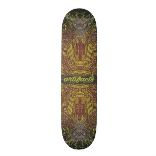 Skateboard artefactos - concepto 2 de la deidad de la