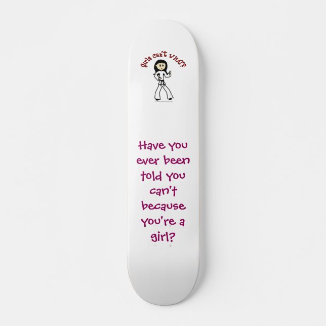 Skateboard Artes marciales femeninas ligeras (Anverso )