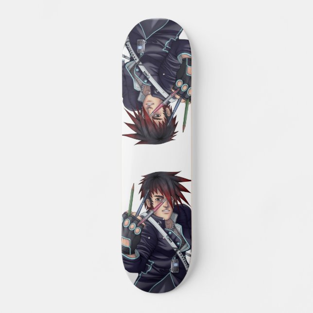 Skateboard Artista Anime Manga (Anverso)