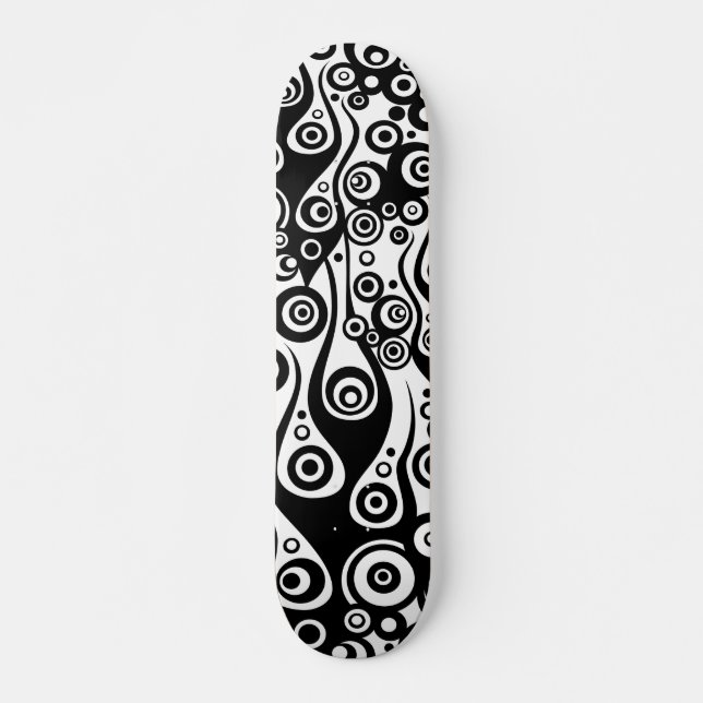Skateboard ARTs de patrones - Llamas de círculo de tatuajes (Anverso )