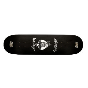 Skateboard as del gunslinger de espadas