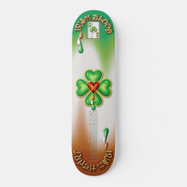 SKATEBOARD "AS IRLANDÉS " (Anverso)