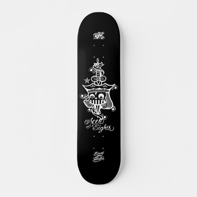 Skateboard As y Eights (la mano del hombre muerto) (Anverso )