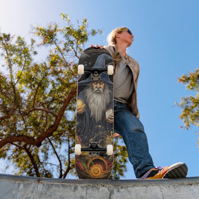 Skateboard Asombroso Mago Gótico (Exterior 1)
