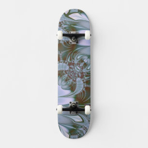 Skateboard Aspecto de seda azul bonito
