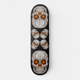 Skateboard Aspen Leaf Skull 11