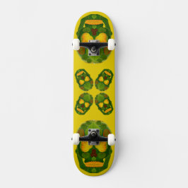 Skateboard Aspen Leaf Skull 9