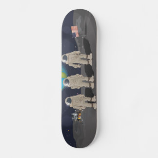 Skateboard Astronauta Aterrizaje de la Luna en Estados Unidos