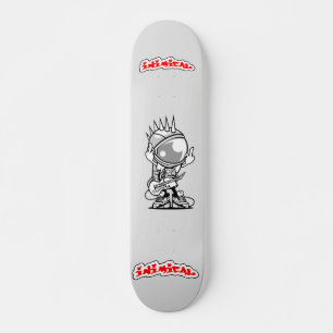Skateboard Astronauta de Rock Punk Hostil