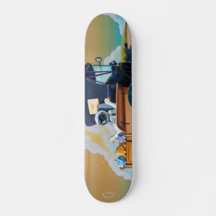Skateboard Astronauta, robots y patos Oh mi