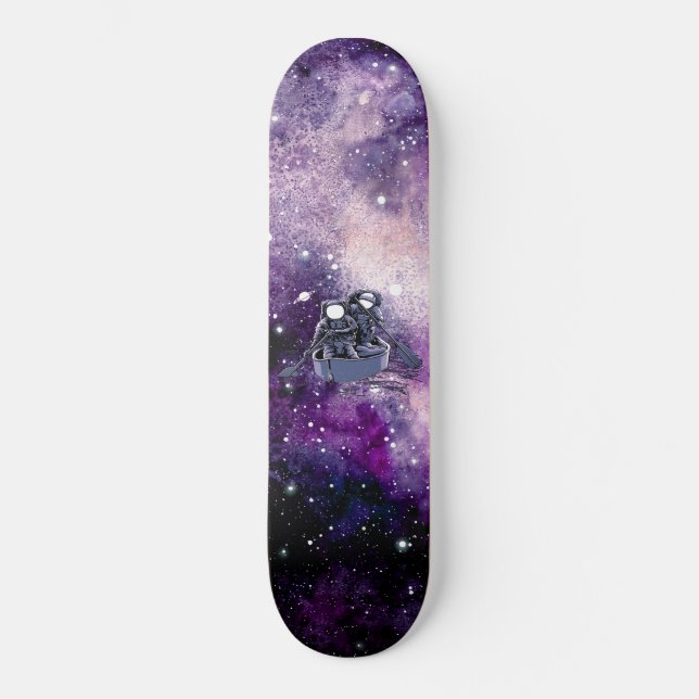 Skateboard Astronautas Remando a Través del Espaciotiempo  (Anverso)