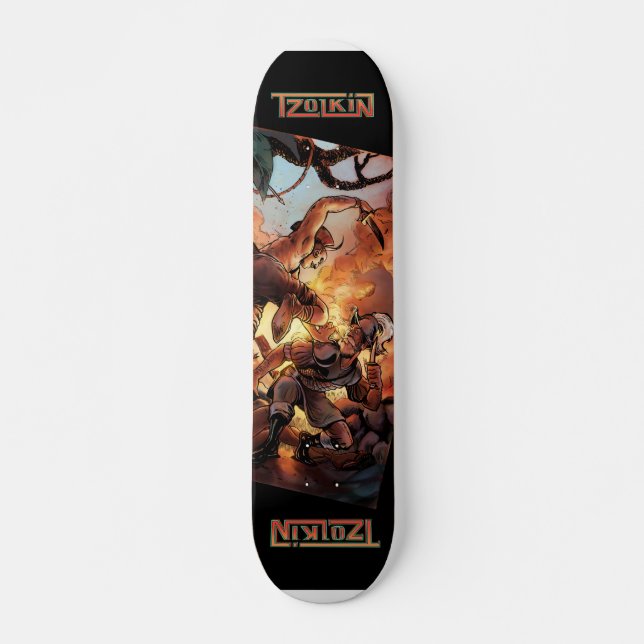 Skateboard Ataque azteca Skate2 (Anverso )