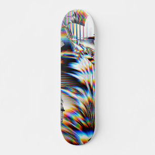Skateboard Ataque con arco iris