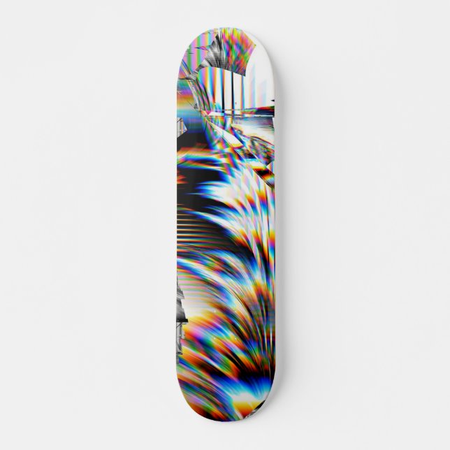 Skateboard Ataque con arco iris (Anverso )