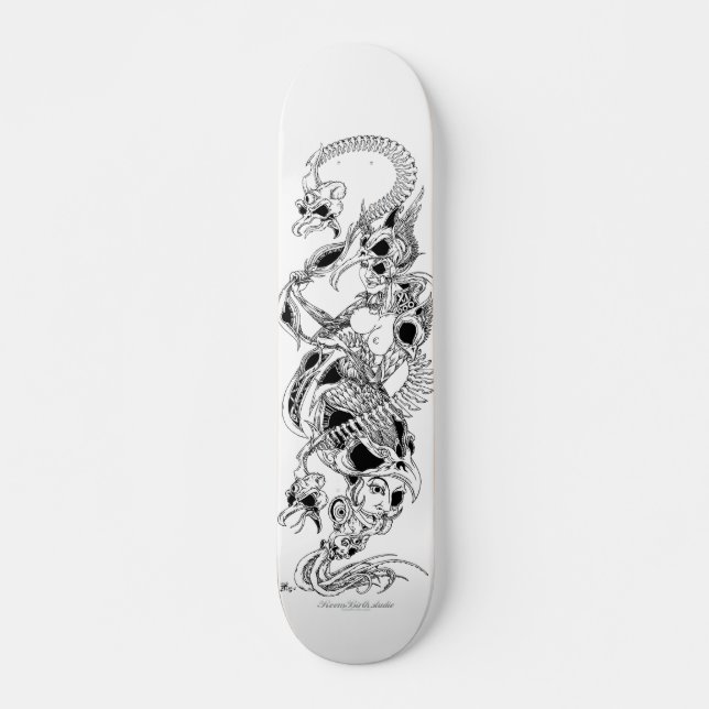 Skateboard ataque de la muerte del pájaro (Anverso )