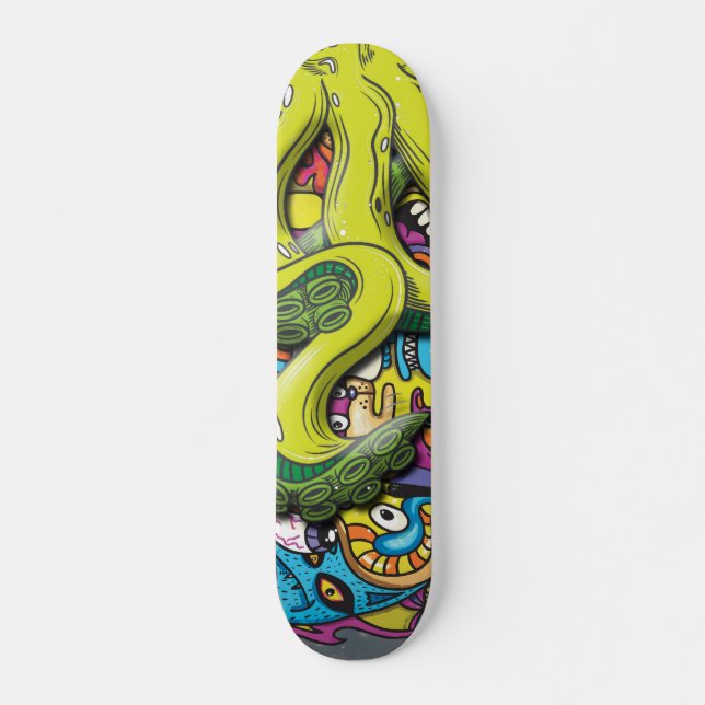 Skateboard Ataque Octopus (Anverso )