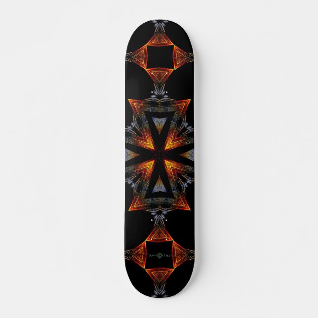 Skateboard Atardecer de Diamante (Anverso )