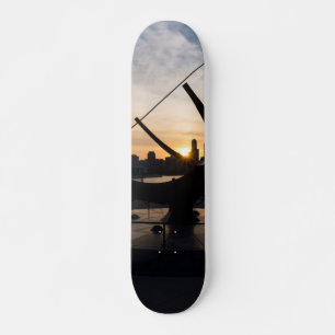 Skateboard Atardecer de Reloj de Sol