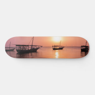 Skateboard Atardecer en Zanzíbar