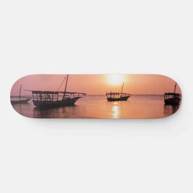 Skateboard Atardecer en Zanzíbar (Horz)
