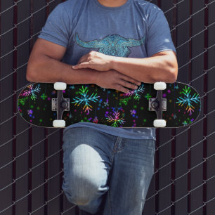 Skateboard Atmósfera navideña festiva y animada de SlipperyJo