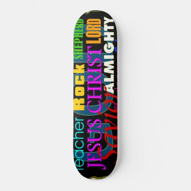 Skateboard Atributos de Dios (Anverso)