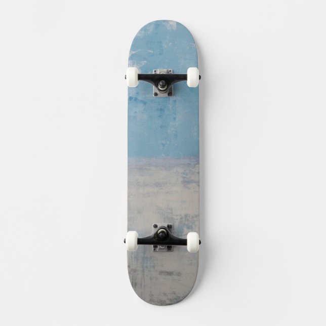 Skateboard Aura plateada (Anverso)