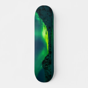 Skateboard Aurora verde asombrosa