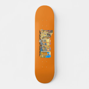 Skateboard Auténtico estilo retro vintage japonés
