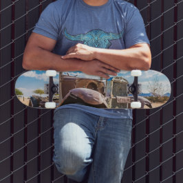 Skateboard Auto viejo y abandonado #3 en Solitaire, Namibia