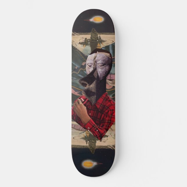 Skateboard Autoretrato (Anverso)