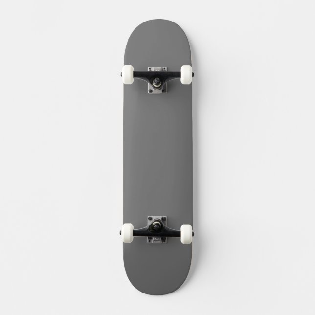 Skateboard Autoridad gris simple® (Anverso)